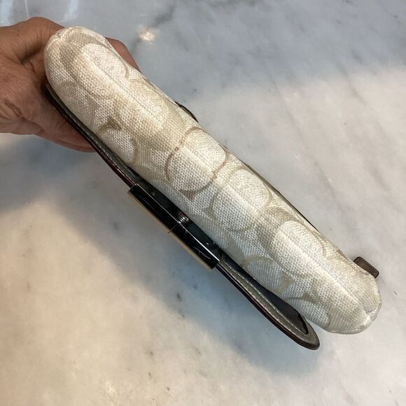 Coach  Kristen Envelope Flap Sequined Signature Logo Mini Bag - Picture 8 of 15